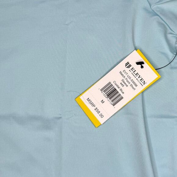 NWT EleVen by Venus Williams Match Point Short Sleeve Tennis Shirt Blue Size M - Picture 4 of 6